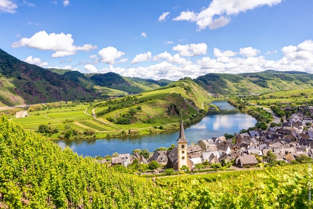 Bremm Moselschleife في منطقة Calmont