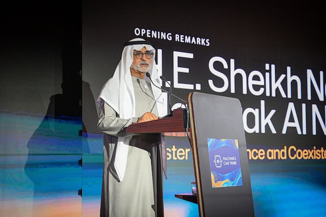 كلمة وزير التسامح والتعايش في قمة “الآلات يمكنها أن تفكر 2026” بأبوظبي